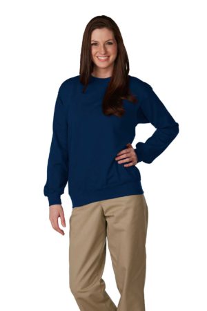 Unisex Crewneck Fleece Sweatshirt - Navy