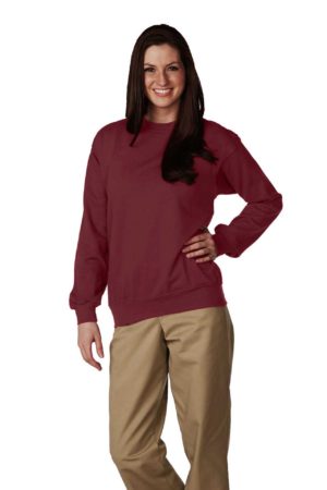 Unisex Crewneck Fleece Sweatshirt - Wine