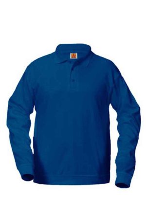Unisex Jersey Knit Polo Overshirt, Long Sleeves