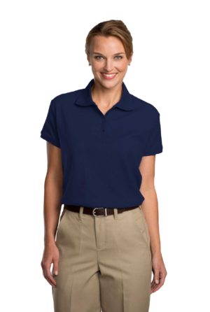 Women's Pique Polo Shirt - Navy