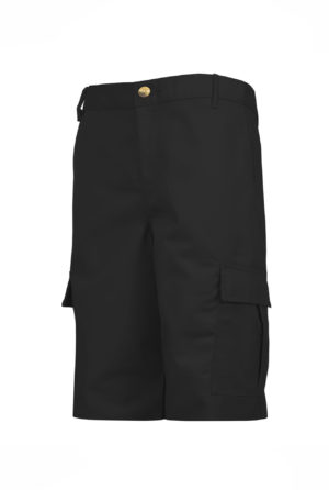 New!  Men's MVP Flex Twill Modern Fit Flat Front Cargo Shorts - Black