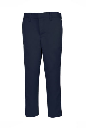New!  Men's Performance Stretch Twill Modern Fit Flat Front Pants - Navy