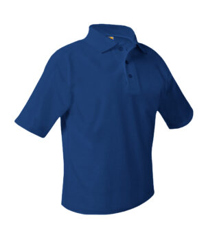Unisex Pique Polo Shirt, Short Sleeves, Hemmed - Navy